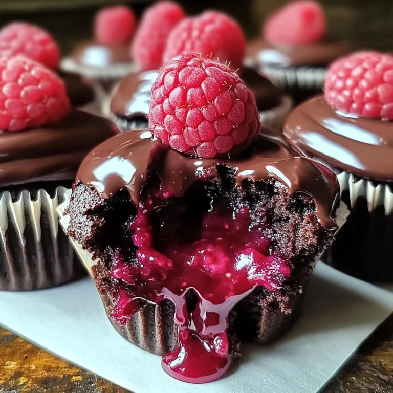 Decadent Raspberry Chocolate Lava Cupcakes You'll Adore