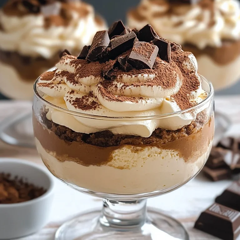 Easy Tiramisu Mousse