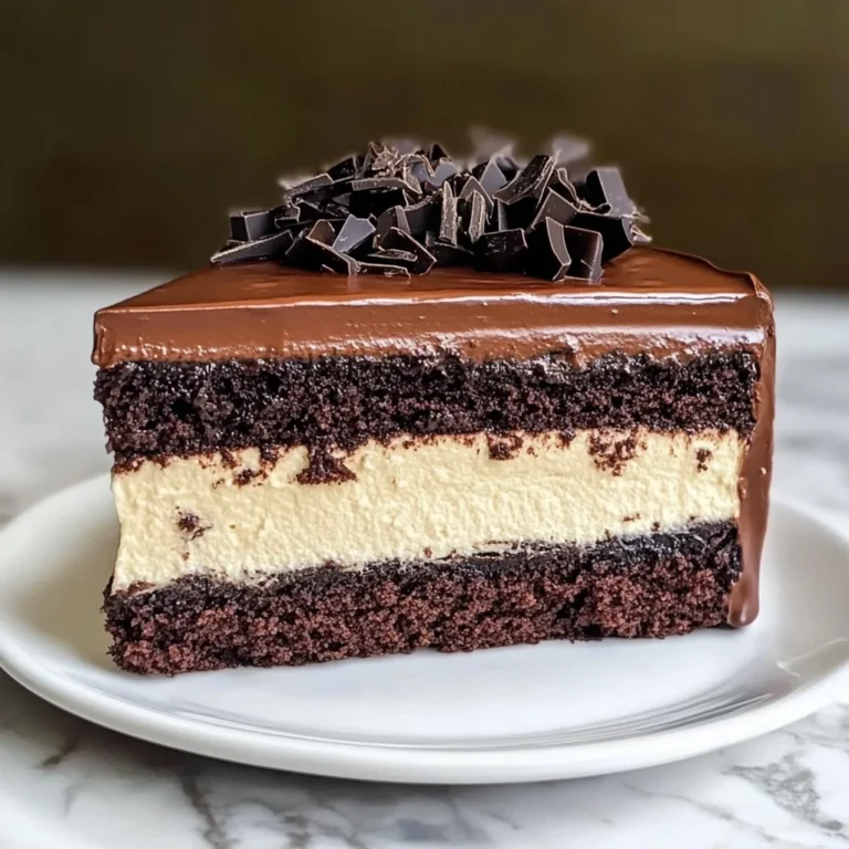 Tuxedo Cake - Triple Chocolate Mousse Cake