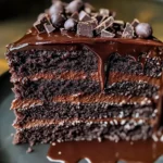 dark chocolate cake
