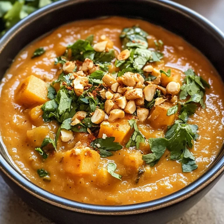 African sweet potato soup