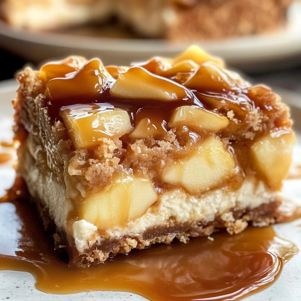 Apple Cheesecake Bars