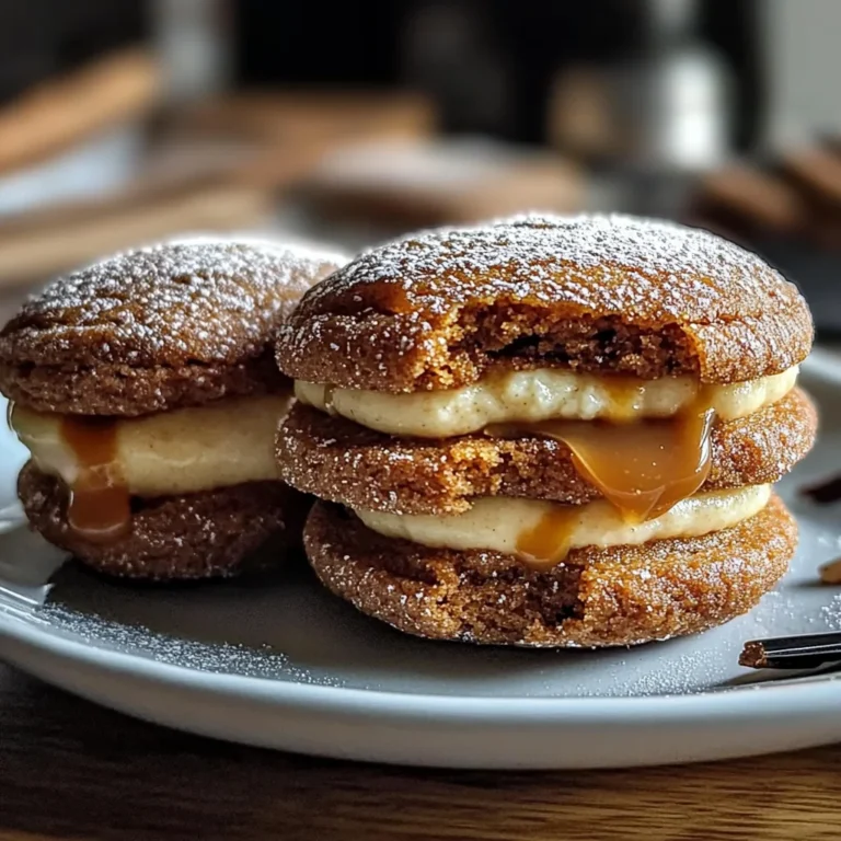 Apple Cider Whoopie Pie Cookies with Caramel