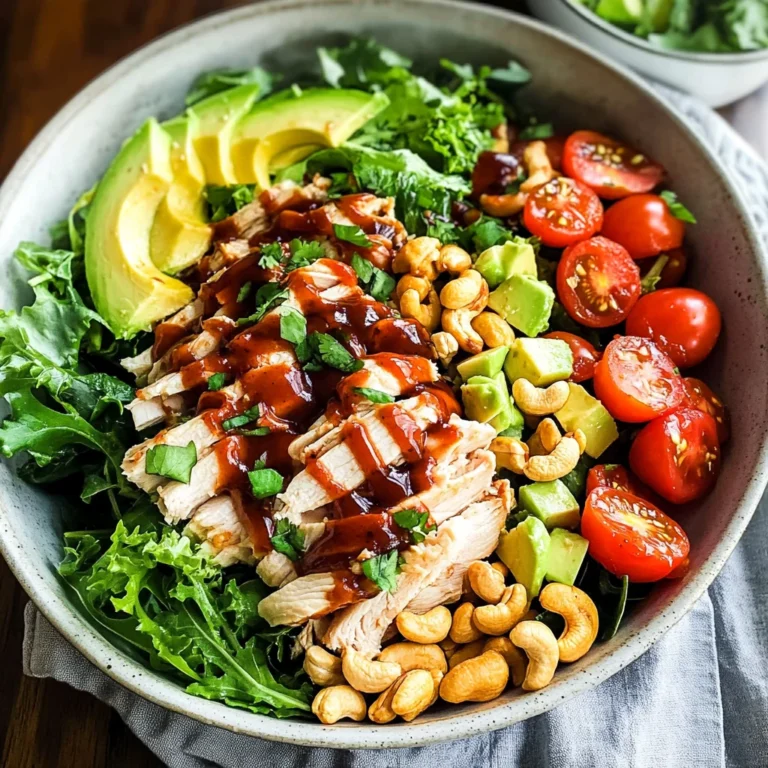 BBQ Chicken Salad - With Creamy BBQ Dressing