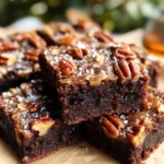 Bourbon Pecan Pie Brownies