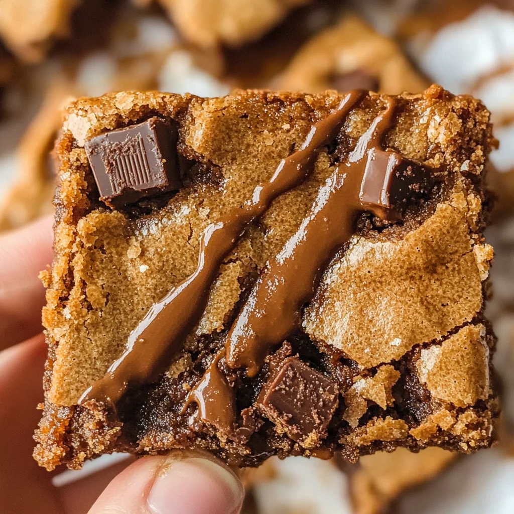 Brown Butter Biscoff Blondies