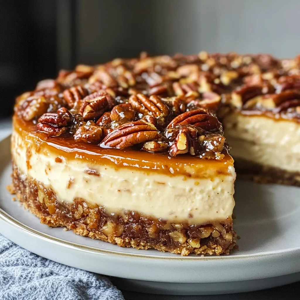 Brown Sugar Pecan Pie Cheesecake