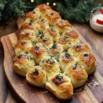 Cheesy Christmas Tree Bread