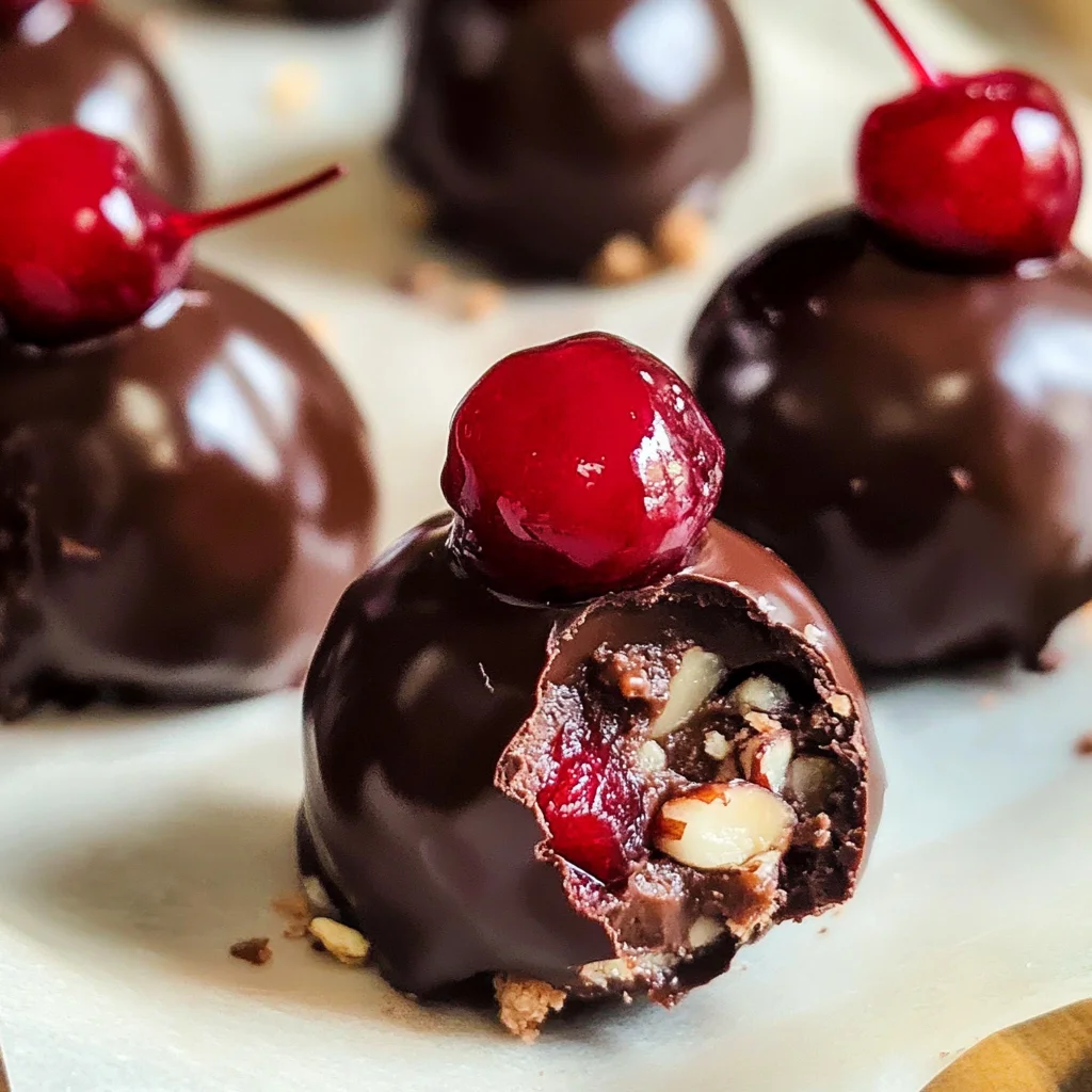 Cherry Bourbon Balls