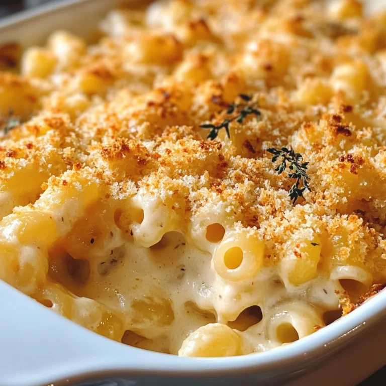 Creamy Baked Mac and Cheese Recipe