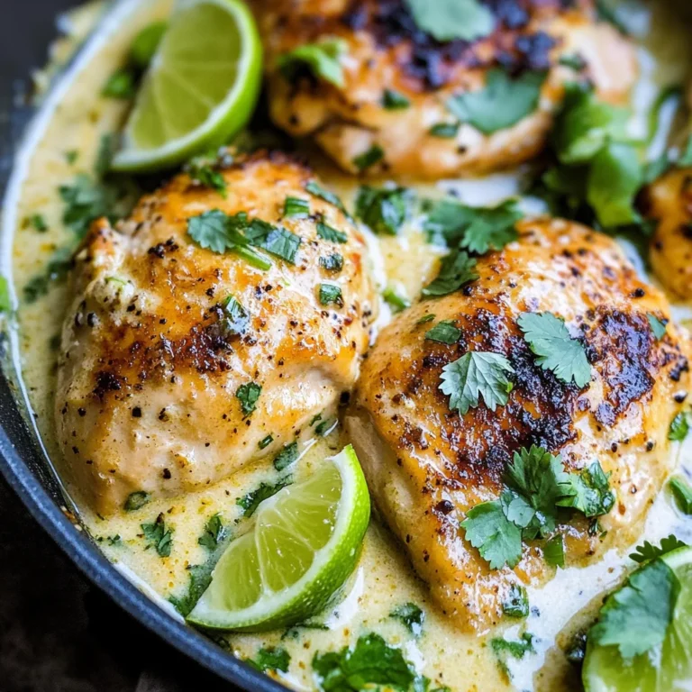 Creamy Coconut Lime Chicken