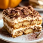 Creamy Pumpkin Tiramisu (w/ Pumpkin Spice)