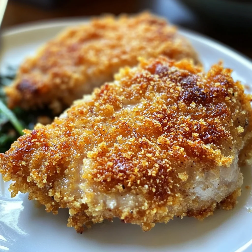 Crispy Baked Pork Chops