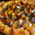 Golden Butternut Squash and Goat Cheese Galettes