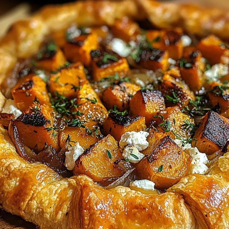 Golden Butternut Squash and Goat Cheese Galettes