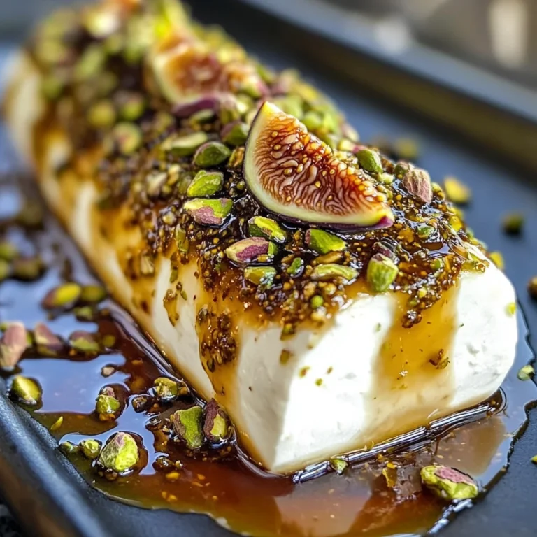 Honey Fig Pistachio Goat Cheese Appetizer