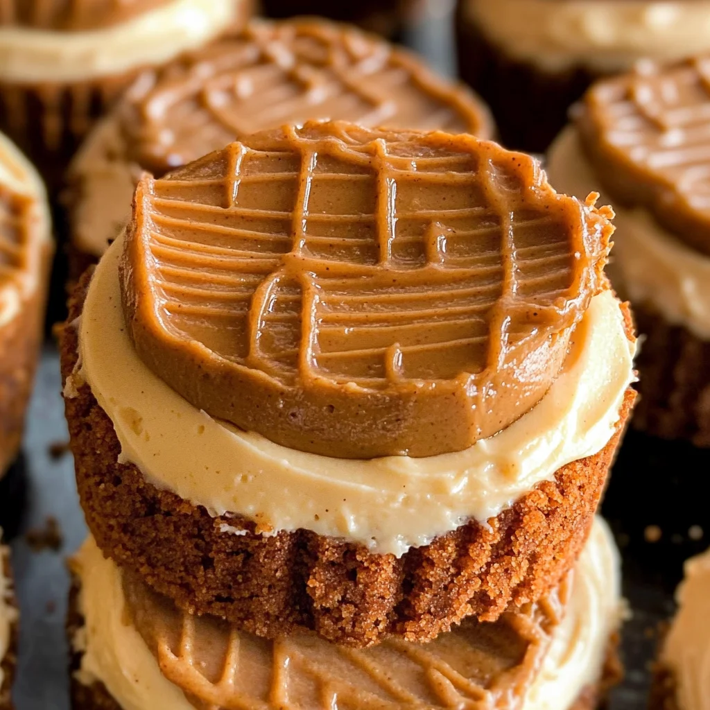 Mini Biscoff Cookie Butter Cheesecakes