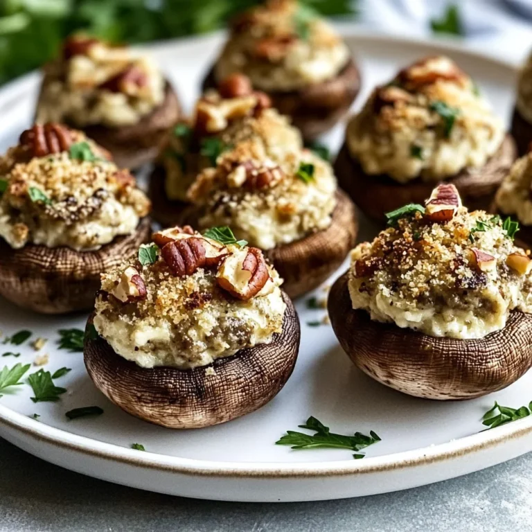 Most Delicious Stuffed Mushrooms
