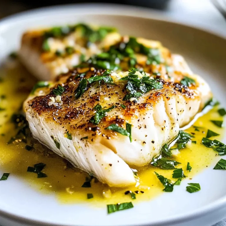Pan seared grouper with lemon butter
