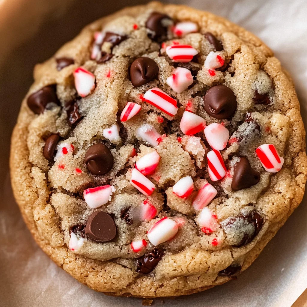 Peppermint Chocolate Chip Cookies