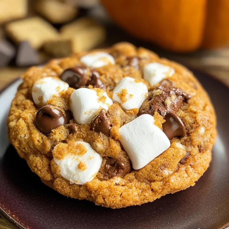 Pumpkin S'mores Cookies