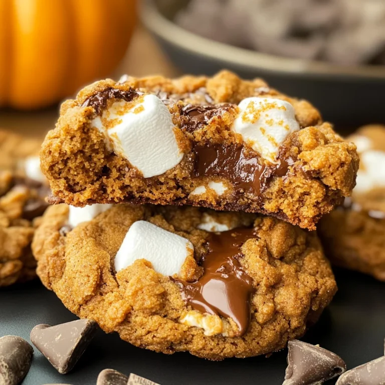Pumpkin S'mores Cookies