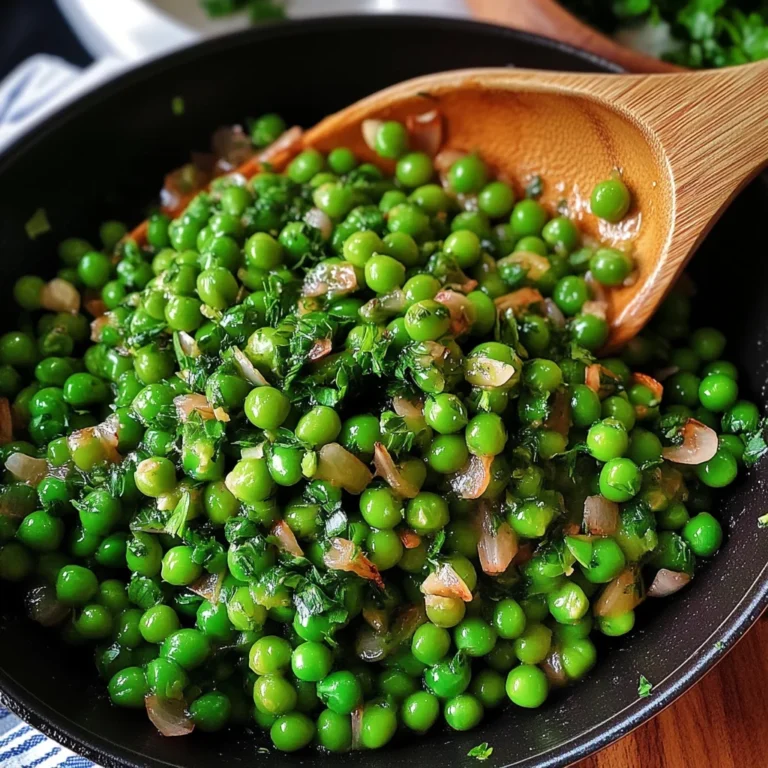 Sauteed Green Peas