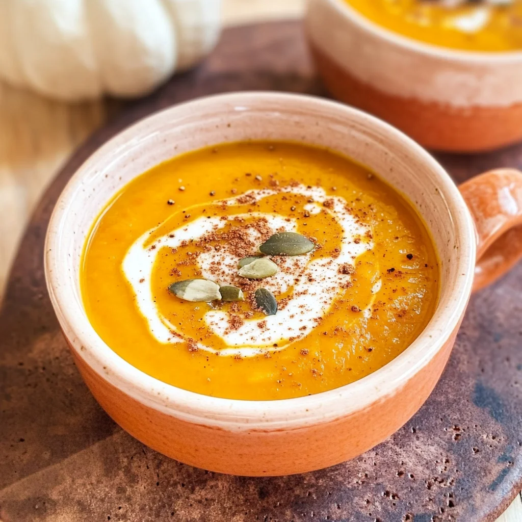 Spiced Pumpkin, Carrot & Sweet Potato Soup