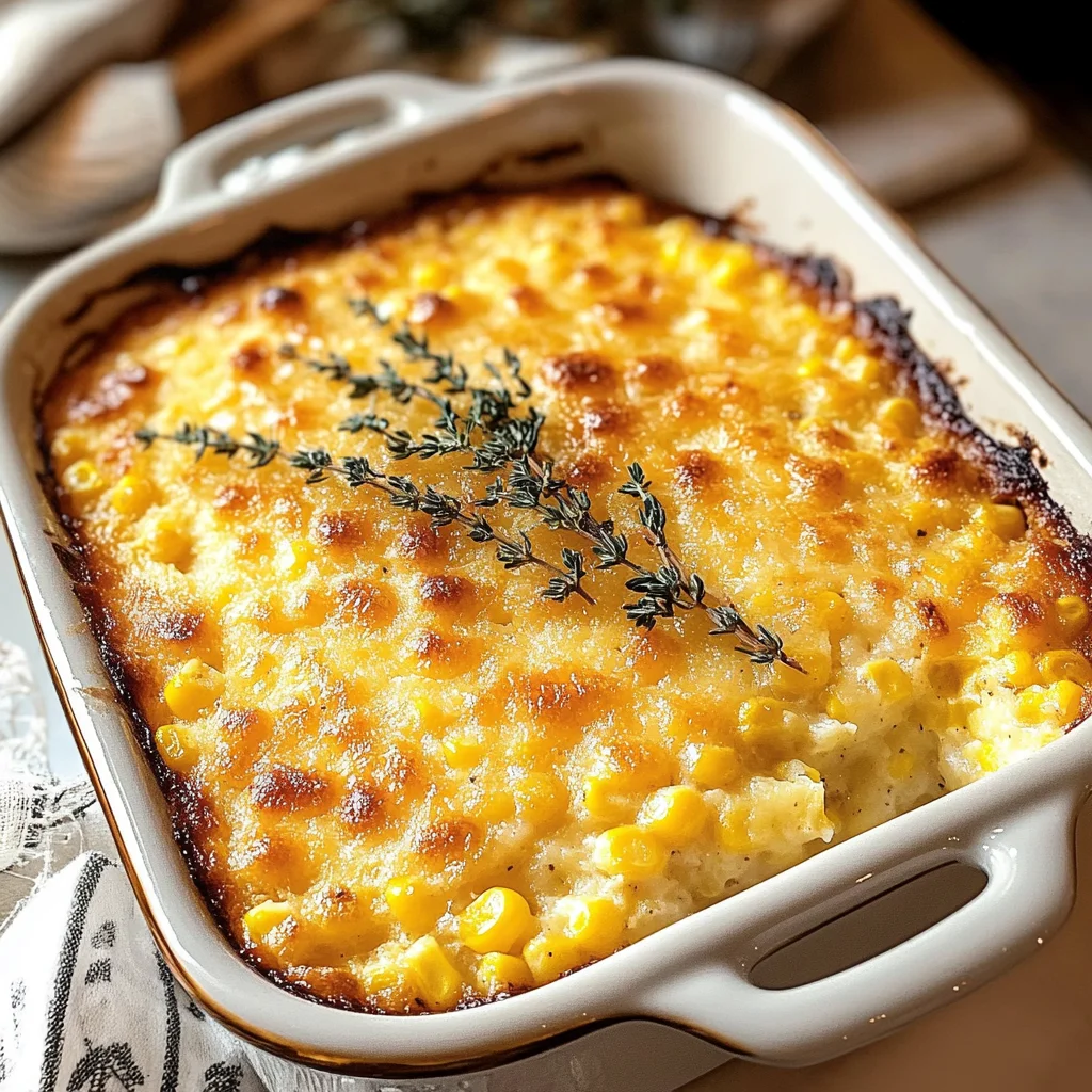 Sweet Corn Pudding Recipe