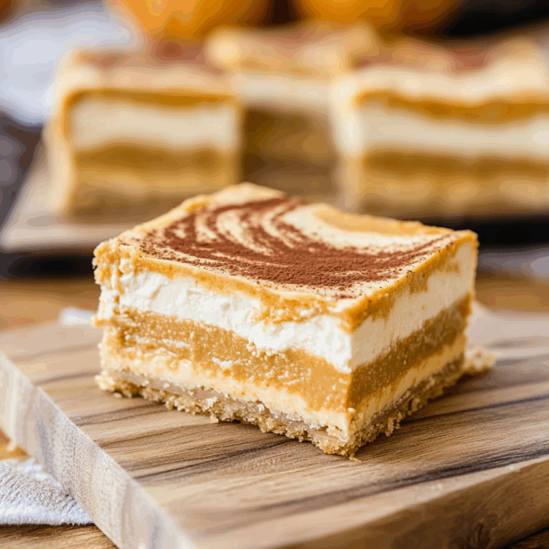 Pumpkin Spice Cheesecake Bars (Easy and Creamy)