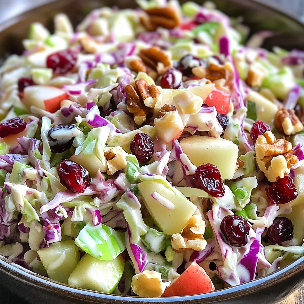 Apple Cranberry Coleslaw