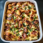 Bacon Cheddar Breakfast Strata