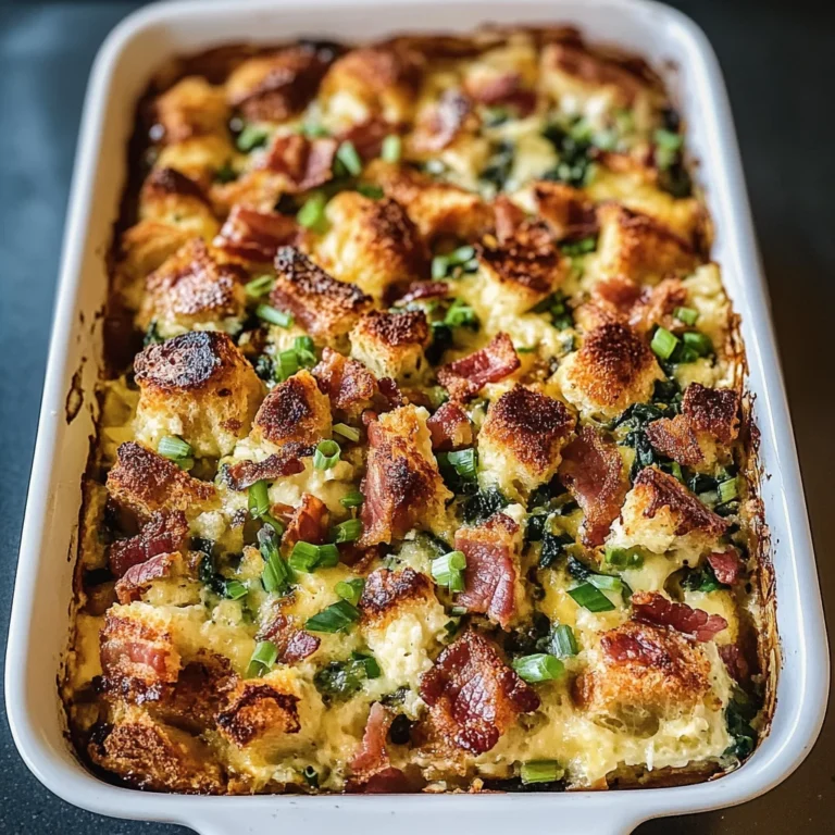 Bacon Cheddar Breakfast Strata