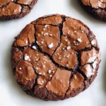 Best Ever Fudgy Salted Brownie Cookies