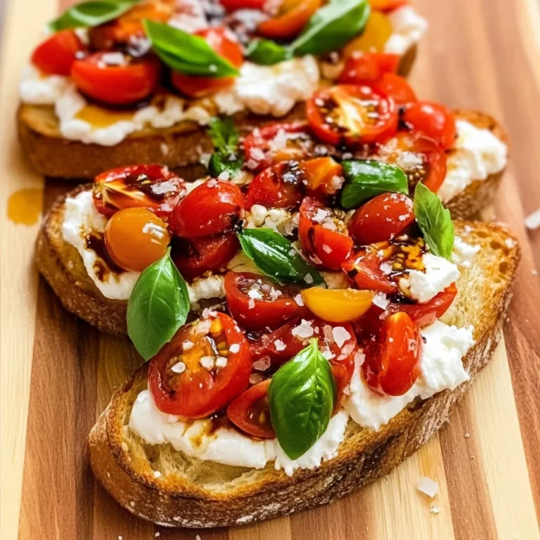 Burrata Bruschetta