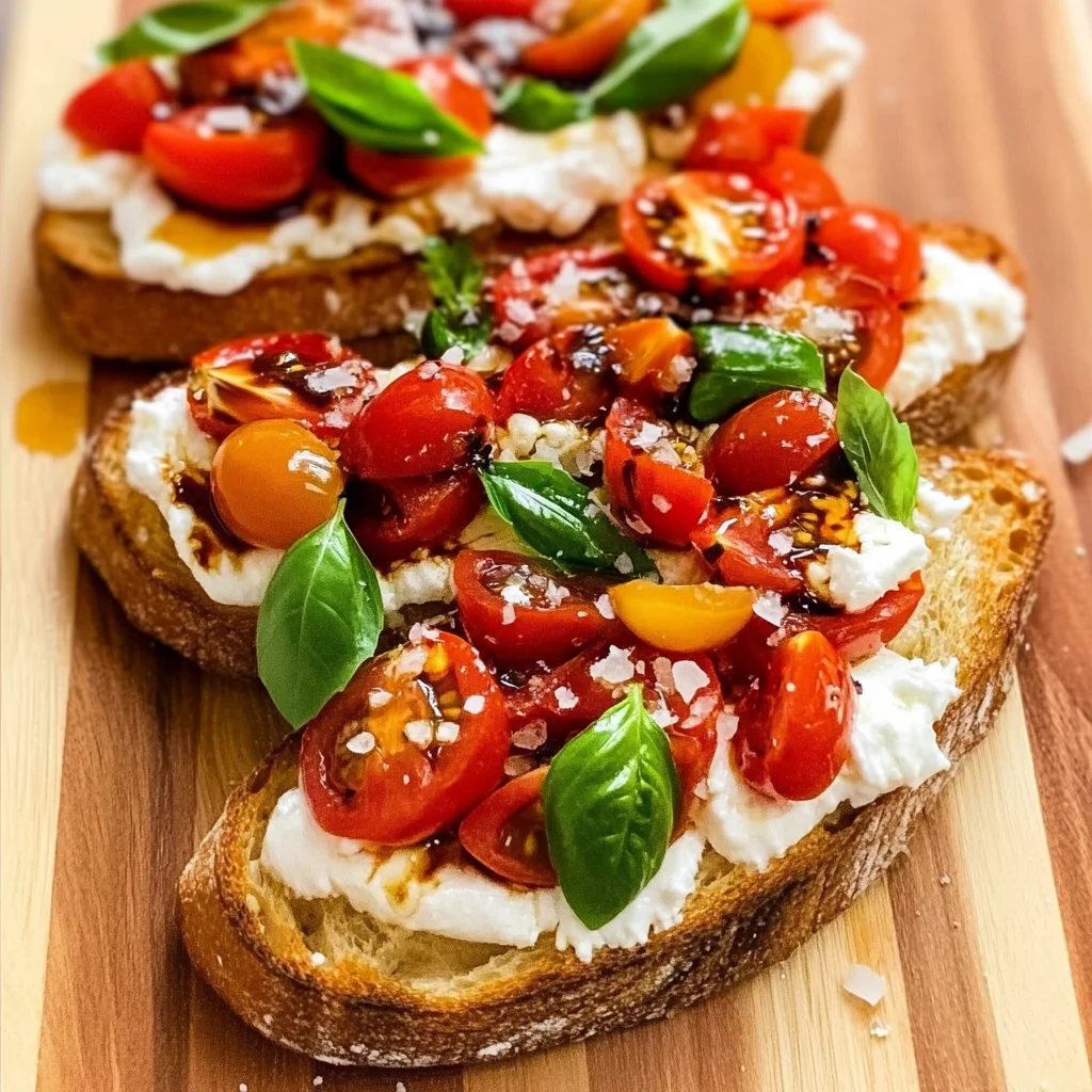 Burrata Bruschetta