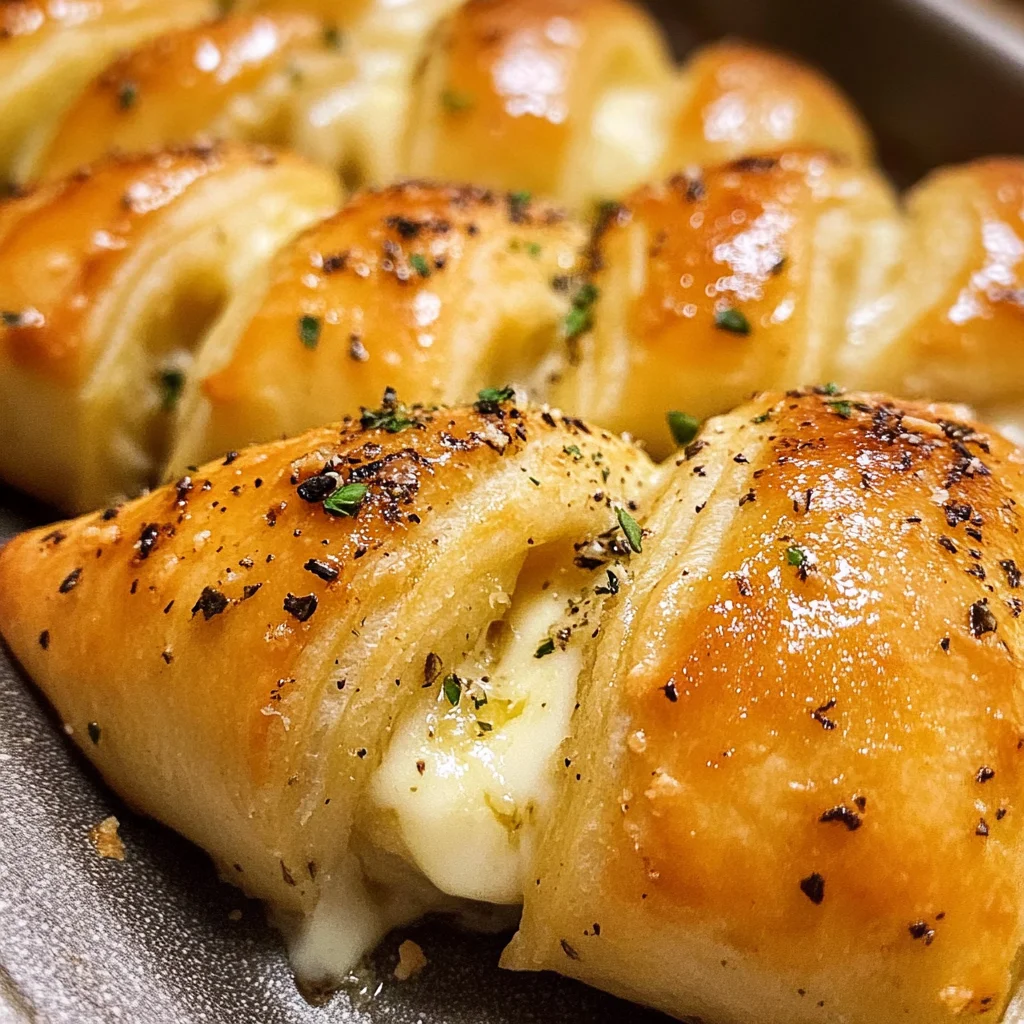 Cheesy Garlic Crescent Rolls