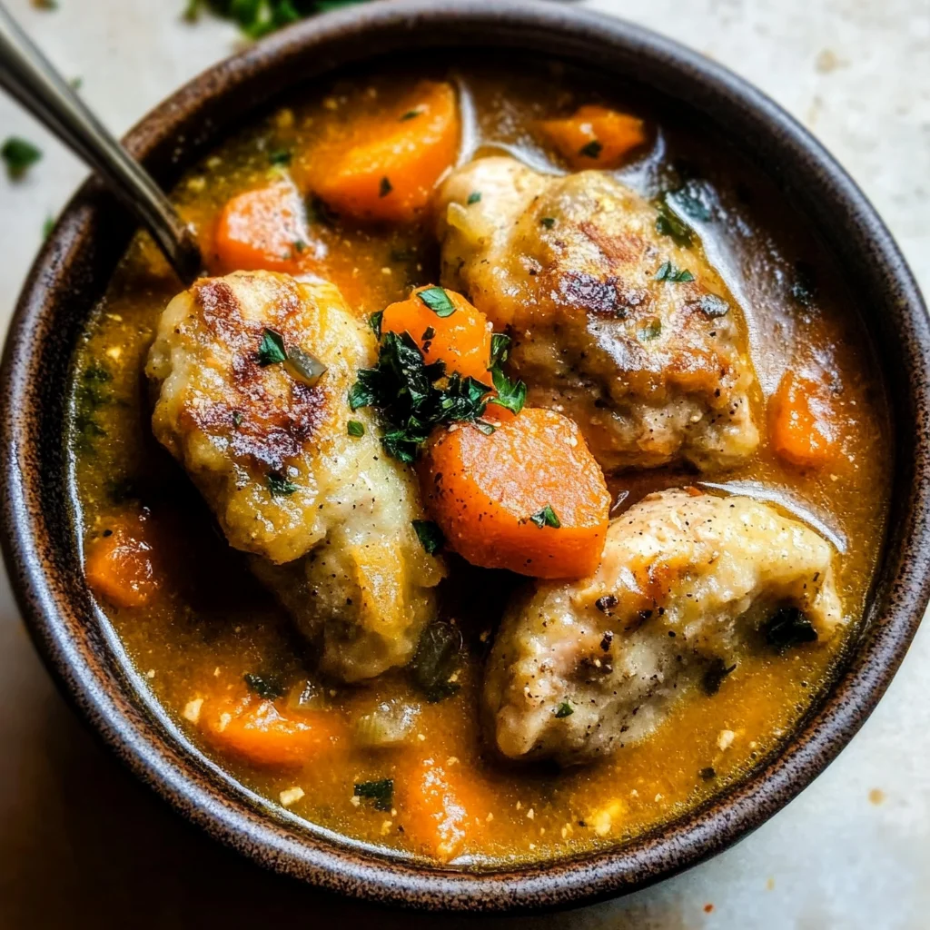 Chicken and Pumpkin Dumplings