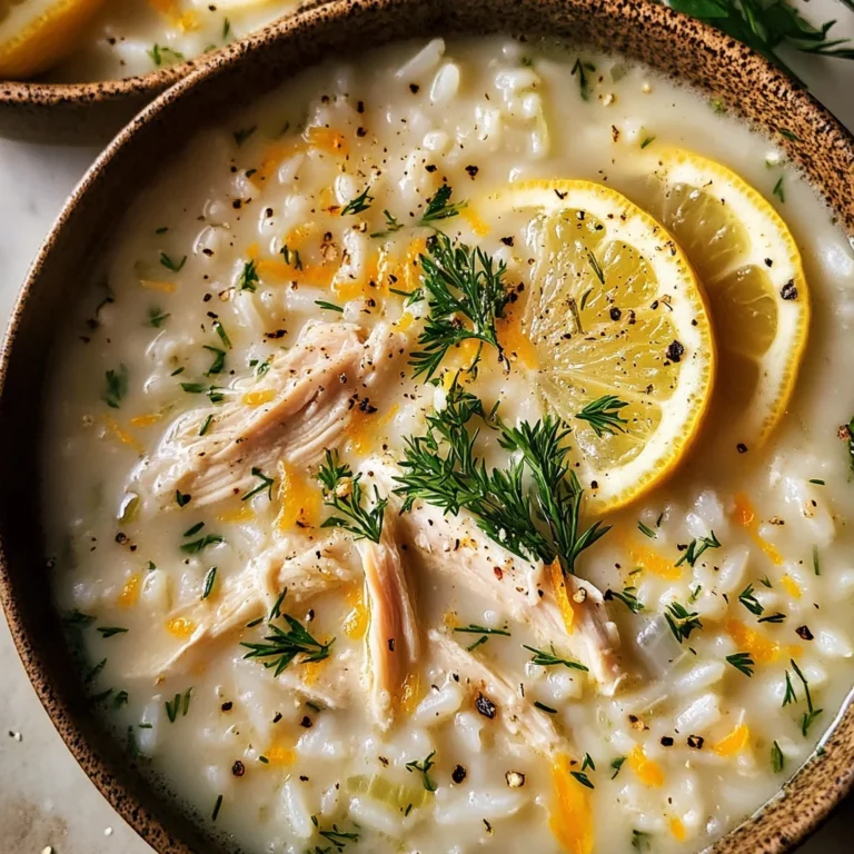 Cozy Lemon Chicken & Rice Soup