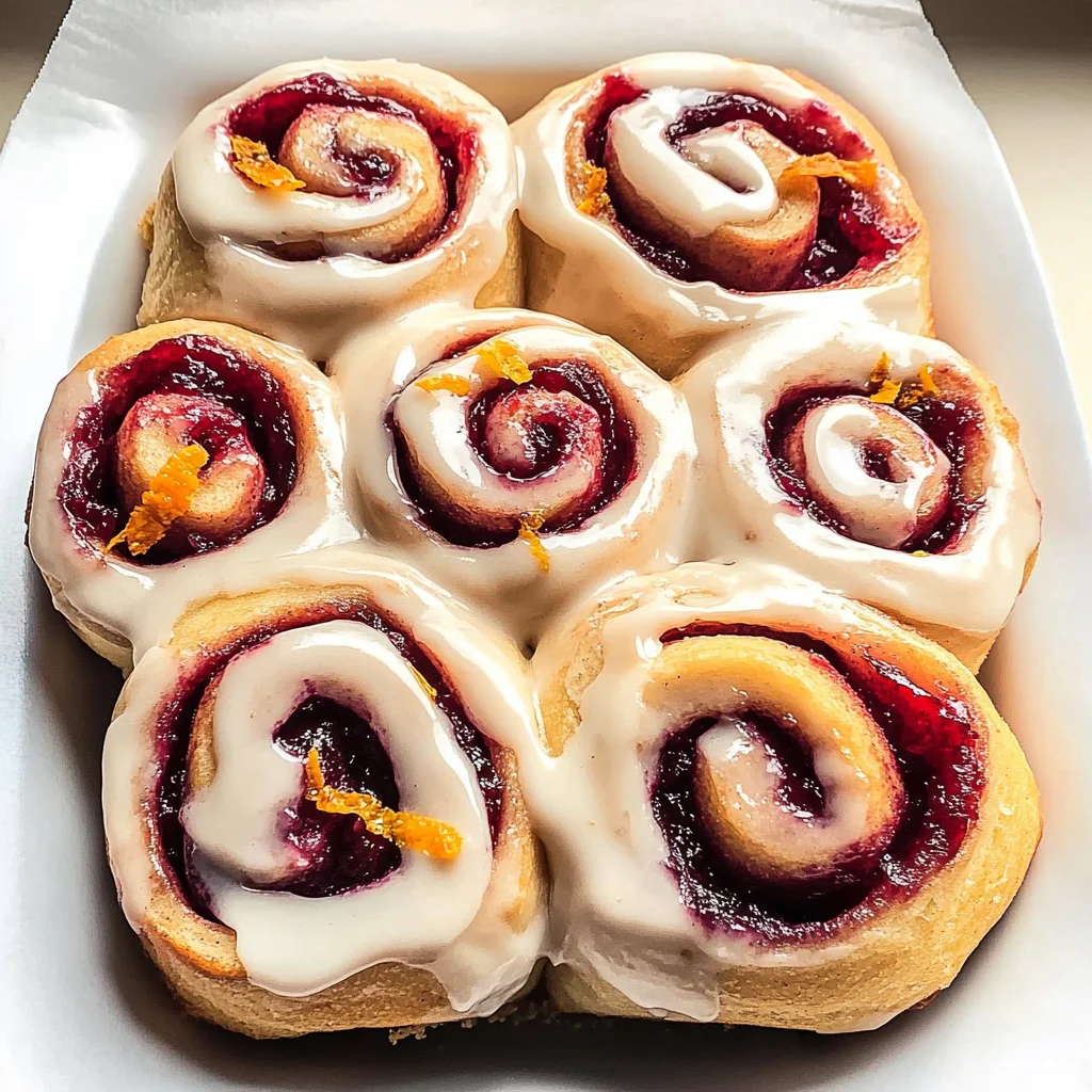 Cranberry Orange Cinnamon Rolls