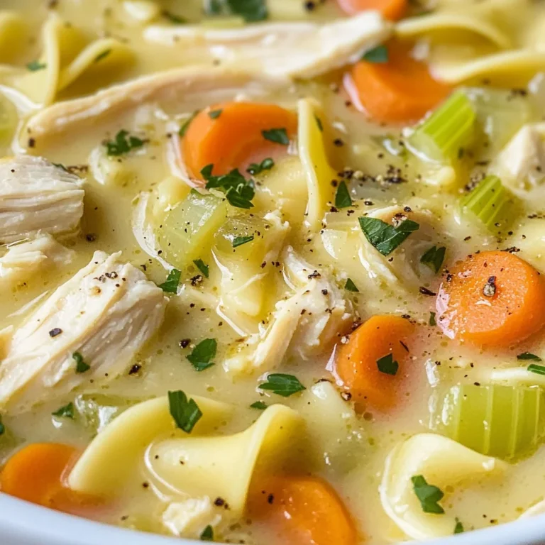 Creamy Chicken Noodle Soup