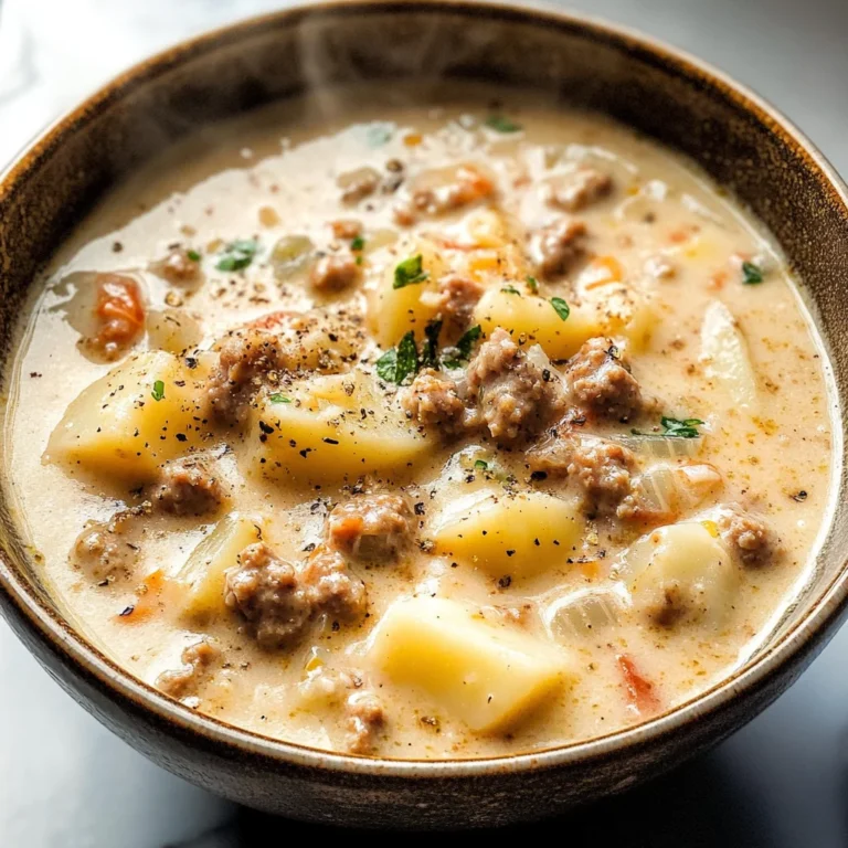 Creamy Italian Sausage Soup