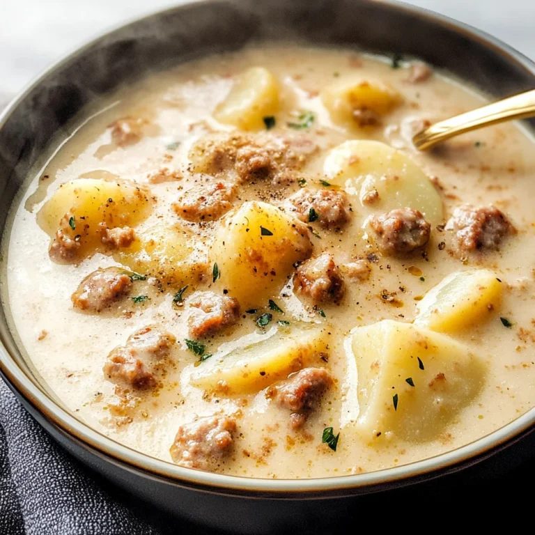 Creamy Italian Sausage Soup