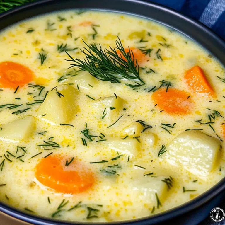 Creamy Potato Dill Soup (Zupa Koperkowa)