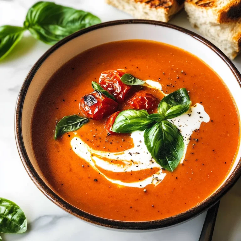Easy Roasted Tomato Soup