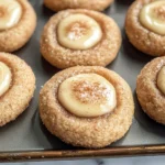 Eggnog Snickerdoodle Thumbprint Cookies