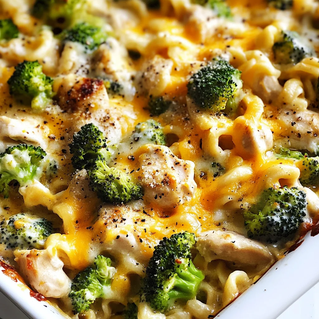 Healthier Broccoli Chicken Casserole