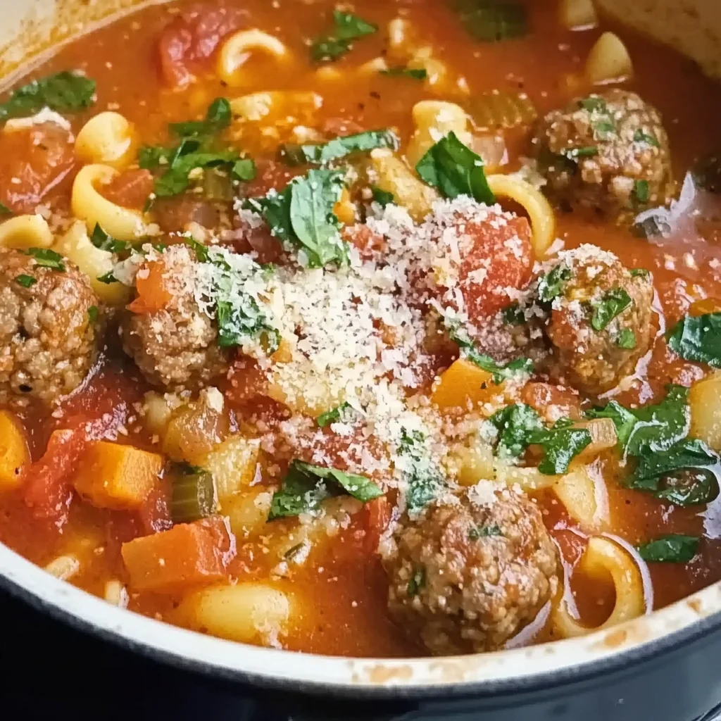 Italian Meatball Soup Recipe