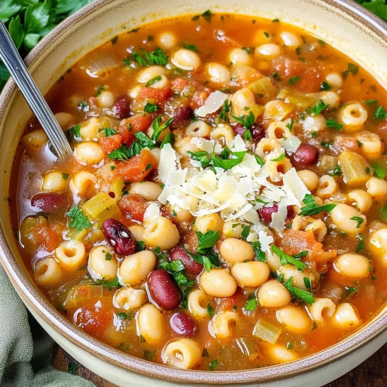 Italian Pasta Fagioli Soup