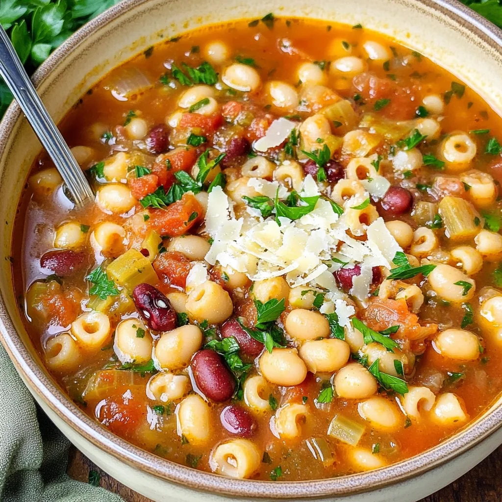Italian Pasta Fagioli Soup